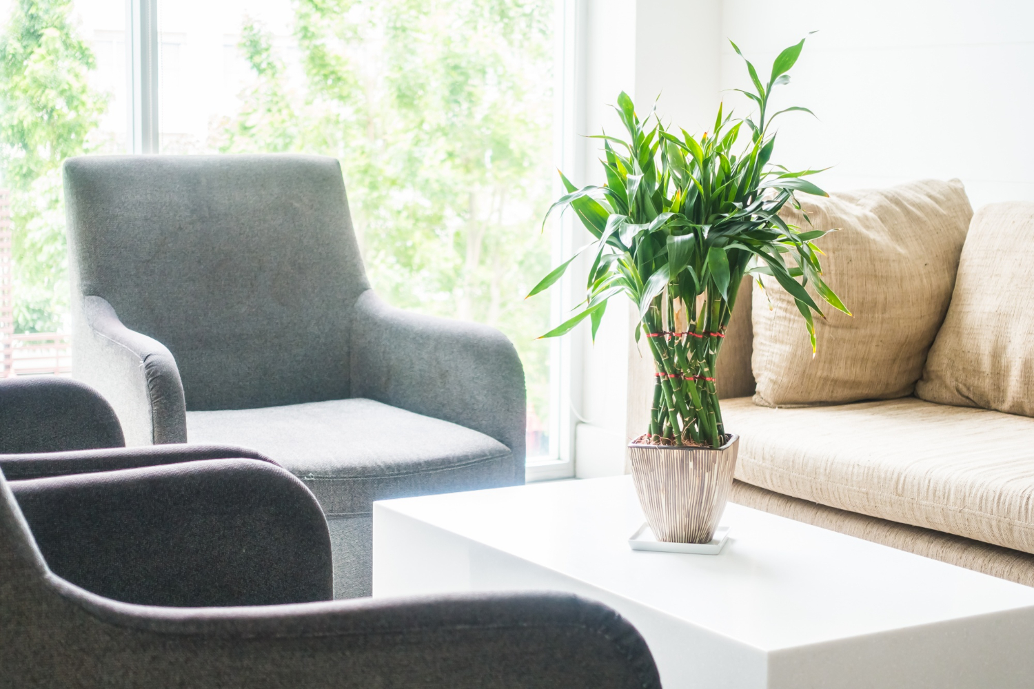 Bright living room for air freshener use in Malaysia