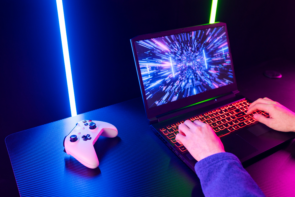 ASUS ROG gaming laptop setup in Malaysia